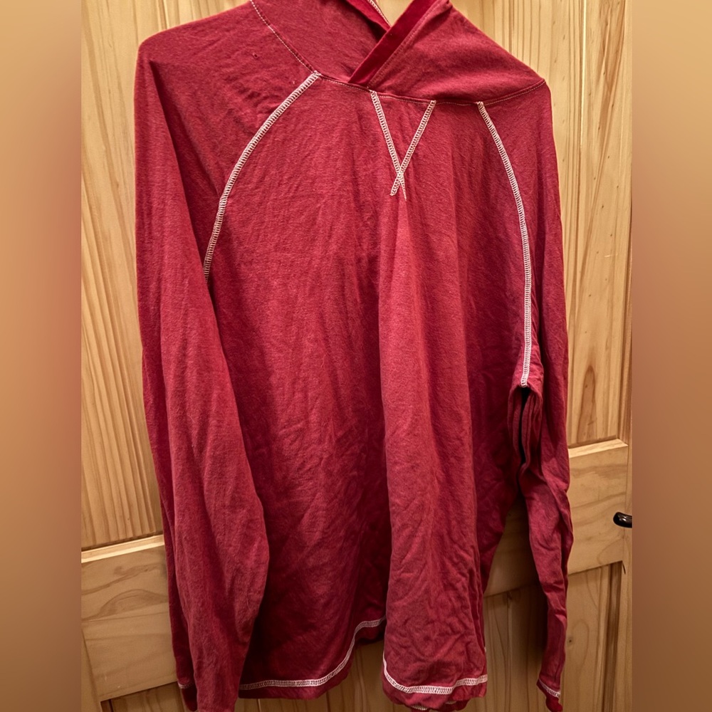 American Republic Red Long Sleeve Hoodie size XL